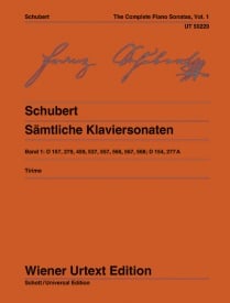 Schubert: The Complete Piano Sonatas Volume 1 published by Wiener Urtext